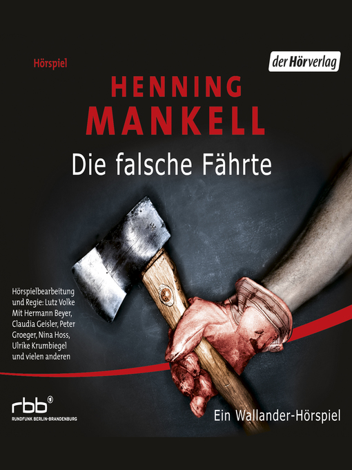 Title details for Die falsche Fährte by Henning Mankell - Available